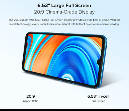 UMIDIGI A9 Smartphone Android 11 Global Version 13MP AI Triple Camera Helio G25 Octa Core 6.53" HD+ 5150mAh Cellphone