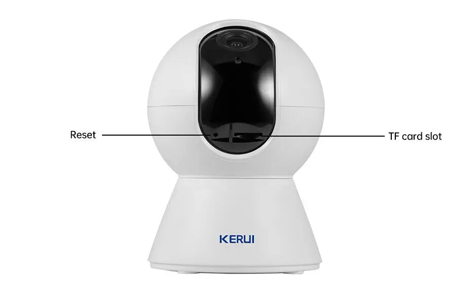 KERUI Indoor 4K HD Tuya Smart WiFi Kamera IP Bezprzewodowa 5MP 8MP Kamera do monitoringu domowego CCTV z bocznymi uchwytami