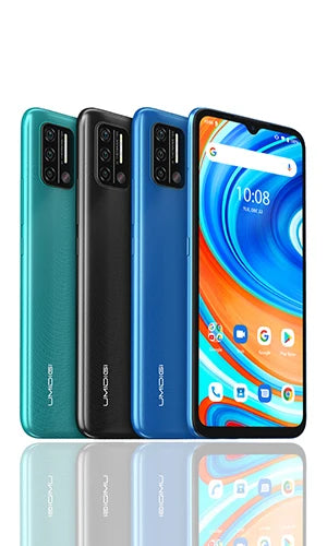 UMIDIGI A9 Smartphone Android 11 Global Version 13MP AI Triple Camera Helio G25 Octa Core 6.53" HD+ 5150mAh Cellphone