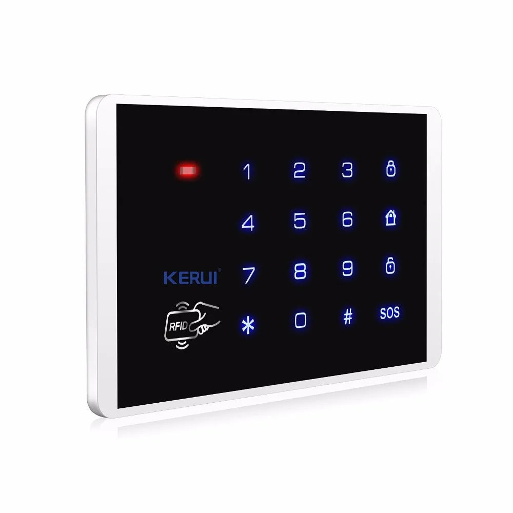 KERUI K16 433MHz Wireless RFID Touch Keyboard Keypad For W181 W184 W202 W204 GSM WIFI Home Security  Alarm System