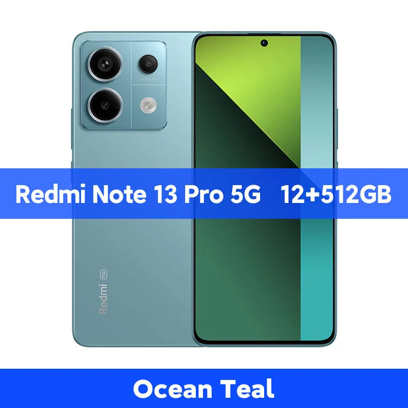 New Xiaomi Redmi Note 13 Pro 5G Smartphone 128GB/256GB ROM 200MP OIS Camera Snapdragon 7s Gen 2 67W Turbo Charging 6.67" AMOLED