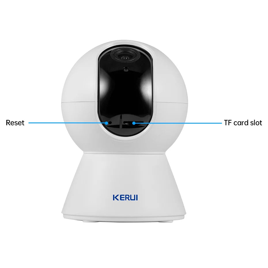 KERUI 5MP 8MP 4K HD Tuya Smart Mini WiFi Kamera IP Wewnętrzna Bezprzewodowa Kamera Bezpieczeństwa Domowego CCTV Z Automatycznym Śledzeniem