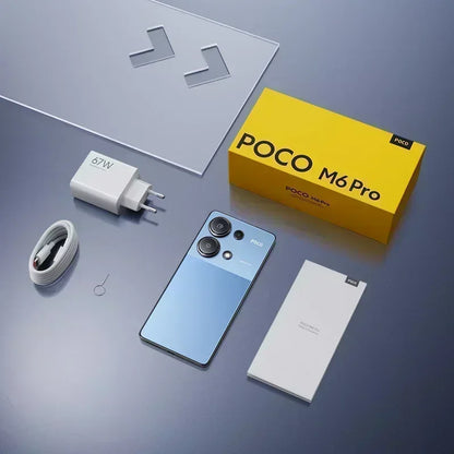 【World Premiere】POCO M6 Pro Smartphone 5000mA 67W wired charging Helio G99 Ultra 6.67 Flow AMOLED 120Hz AMOLED 64MP Camera NFC