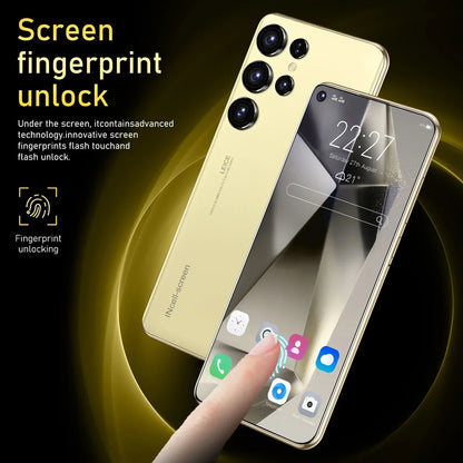 New Mobile Phones S25 Ultra 7.3 HD Screen Smart Phone Original 22G+2T 5G Dual Sim Celulares Android Unlocked 78MP+108MP 7800mAh