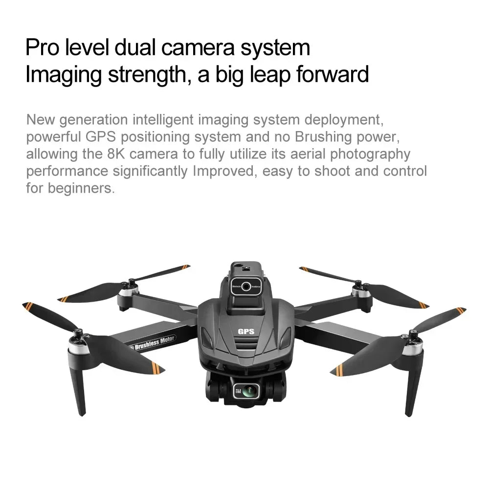 XIAOMI MIJIA V168 Dron 8K GPS Profesjonalna fotografia lotnicza HD Podwójny aparat Wielokierunkowy unikanie przeszkód Dron Oryginalny