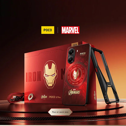 POCO X7 Pro 5G, NFC, Iron Man Edition Red, Dimensity 8400-Ultra, aparat 50 MP, wyświetlacz CrystalRes AMOLED 1.5K 120 Hz, bateria 6000 mAh 