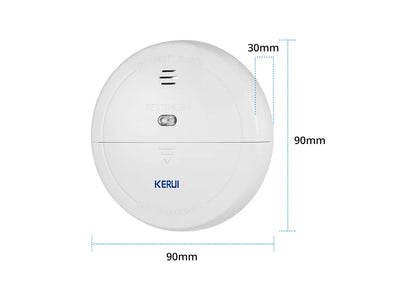 KERUI 5/10 sztuk 433MHZ Bezprzewodowy czujnik dymu domowego Czujnik bezpieczeństwa Współpraca z systemem alarmowym GSM Wifi