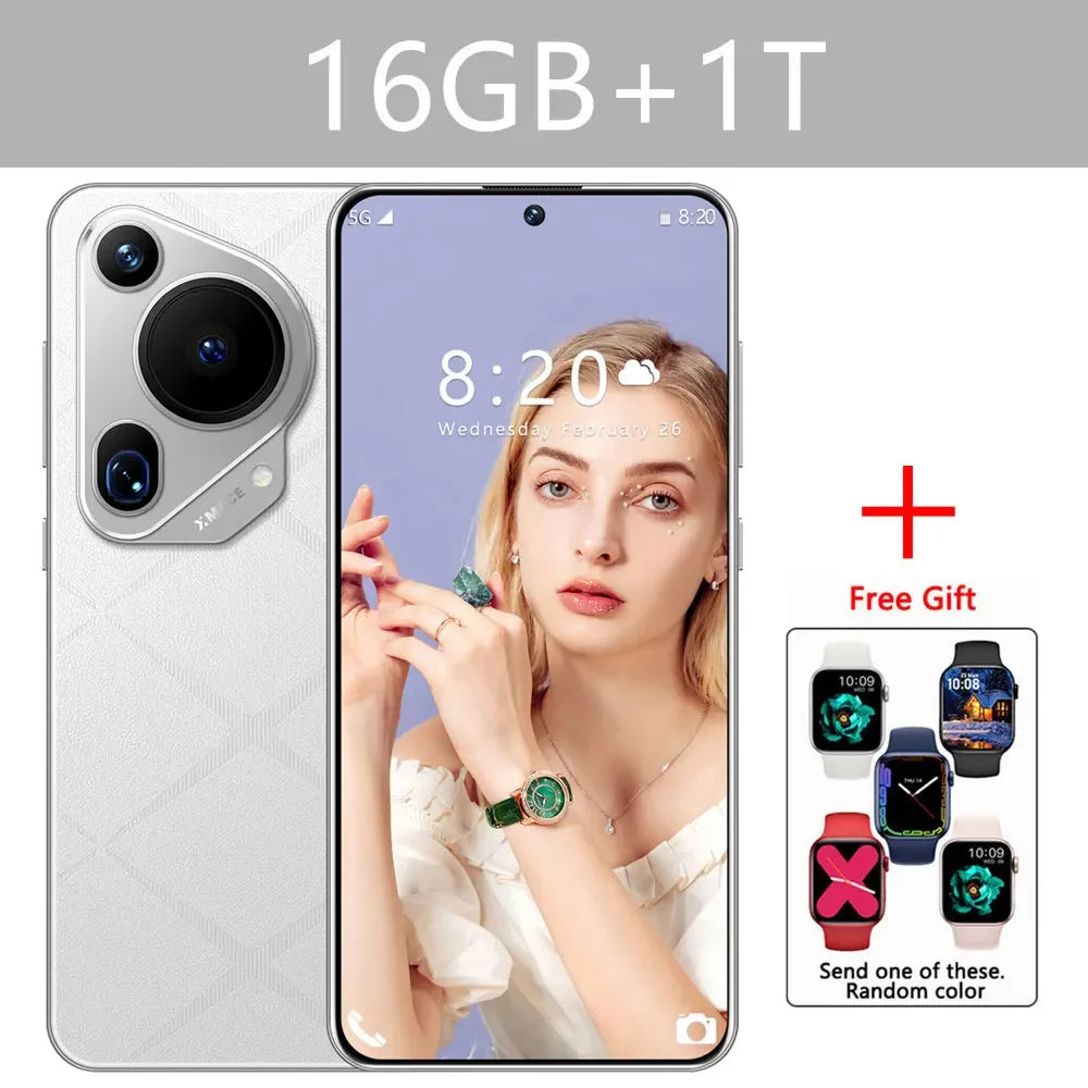 P70 Ultra Smartphone 7.3inch Global Version Android14 Original Mobile Phone Snapdragon 8 gen 3 Cell Phone 5G Dual Sim Cellphones