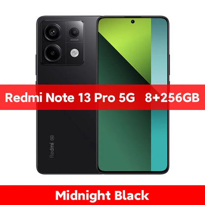 New Xiaomi Redmi Note 13 Pro 5G Smartphone 128GB/256GB ROM 200MP OIS Camera Snapdragon 7s Gen 2 67W Turbo Charging 6.67" AMOLED