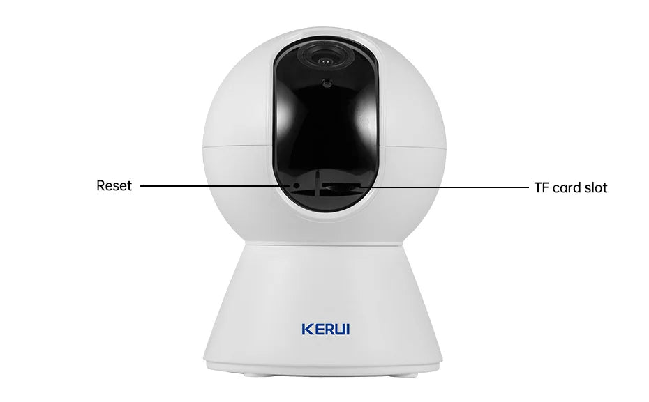 KERUI 4K 8MP Tuya Smart Mini WiFi IP Camera Auto Tracking Video Home Security Surveillance Cat Pets Dog Camera Baby Monitor