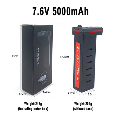 ZLL Dron SG906 Max2/Max1/Max Battery SG908 PRO/Max Drone Battery 7.6V 3400mAh/5000mAh Large Capacity SG906 Drone Accessories