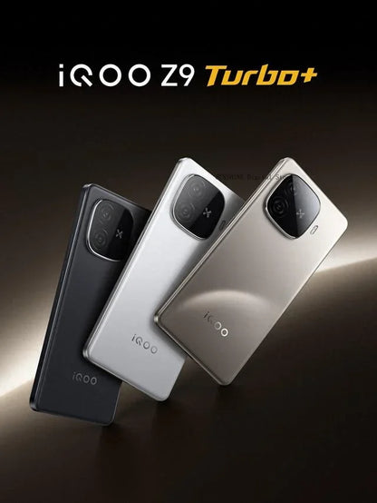 Original Vivo Iqoo Z9 Turbo Plus Mobile Phone 6.78" AMOLED 144HZ 6400mAh Battery 50.0MP Camera 80W Charge Dimensity 9300+ OTA