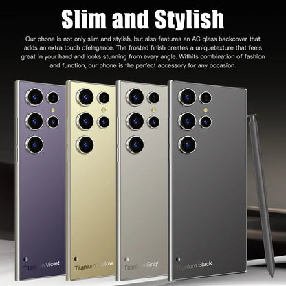 2025 New Original Global Version Mobile phone S24 Ultra smartphone 5g 7.3inch HD 16G+1T 7800mAh Face unlocked 108MP Camera