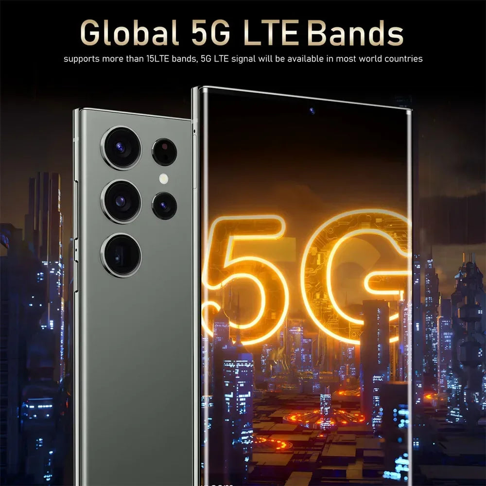 S24 Ultra 7.3HD Telefony komórkowe Oryginalny smartfon 5G Dual SIM Android 14 Telefon komórkowy Snapdragon 8 gen 3 Wersja globalna Telefony komórkowe