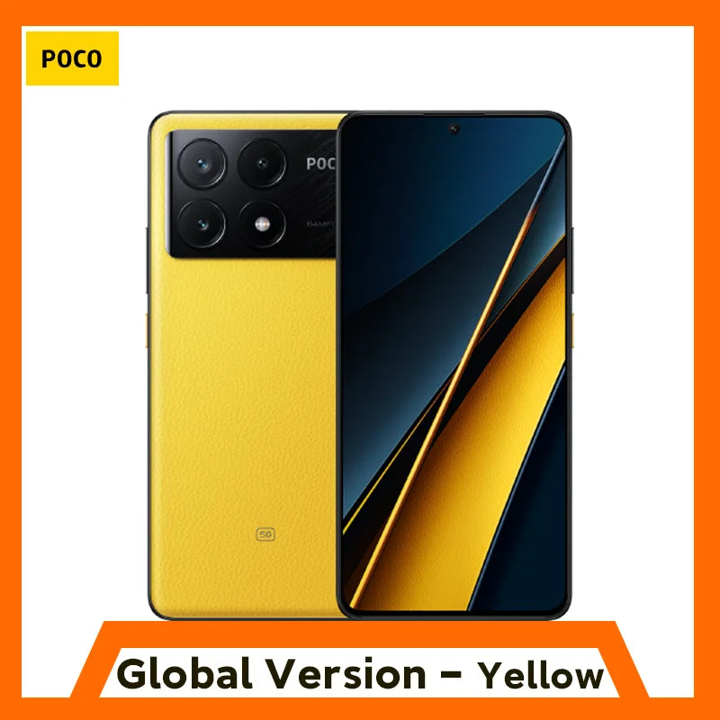 Global Version POCO X6 Pro MediaTek Dimensity 8300-Ultra CrystalRes 120Hz FIow AMOLED Display 64MP Triple Camera OIS 67W 5000mAh