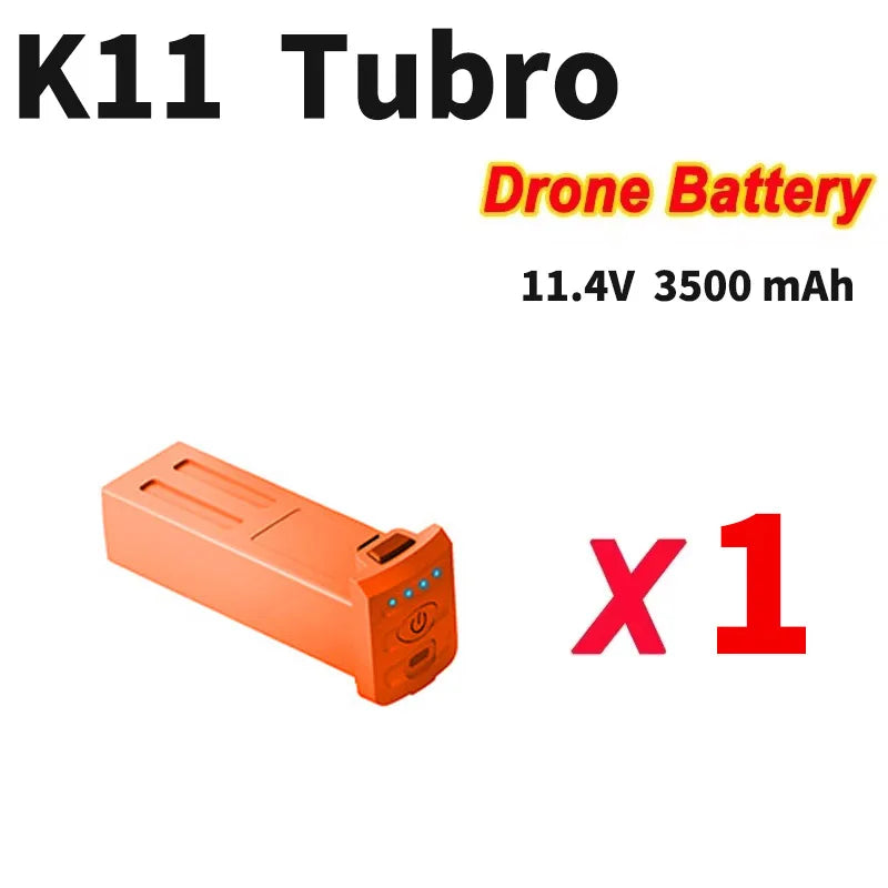 Akumulator 11,4 V 3500 mAh przeznaczony TYLKO do drona K11 Tubro.