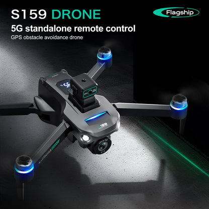 2024 New S159 Drone Professional 8k Camera Four-Axis Aerial Photography with Screen Remote Control 5G WIFI GPS FPV Dron RC 5000M