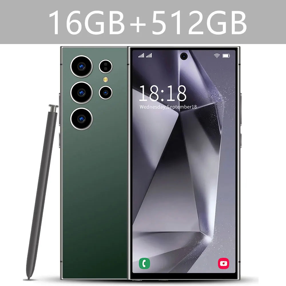 S24 Ultra 7.3HD Telefony komórkowe Oryginalny smartfon 5G Dual SIM Android 14 Telefon komórkowy Snapdragon 8 gen 3 Wersja globalna Telefony komórkowe