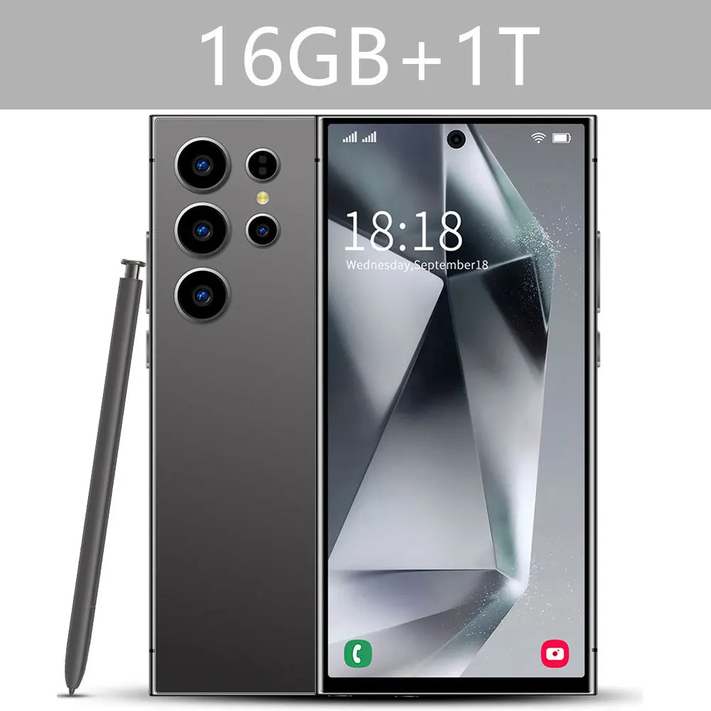 S24 Ultra 7.3HD Telefony komórkowe Oryginalny smartfon 5G Dual SIM Android 14 Telefon komórkowy Snapdragon 8 gen 3 Wersja globalna Telefony komórkowe