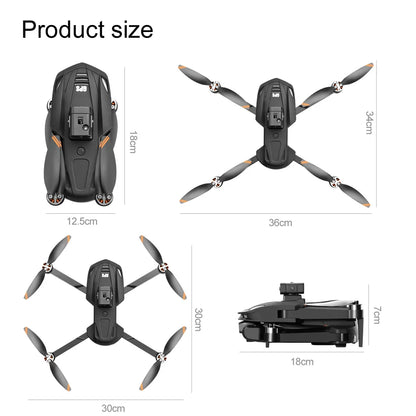 New V168 Drone Professinal Three Camera 8K Wide Angle Optical GPS Localization Four-way Obstacle Avoidance Quadcopter For XIAOMI