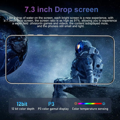 2025 M6 Pro New Smartphone 5G 7.3-inch High-definition Android 14 Snapdragon 8gen3 5G Dual SIM 8000mAh Unlocking Mobile Phone