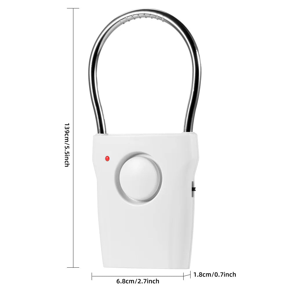 120dB Door Handle Alarm Door Security Alarm with Adjustable Settings Alarm Equipment for Door Window for Travel Hotel Security