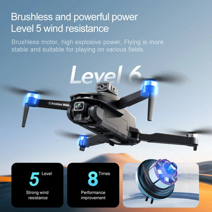 2025 V168 Pro MAX GPS Drone 8K Professional HD Camera 5G WIFI FPV 360° Obstacle Avoidance Brushless Large Screen RC Quadcopter