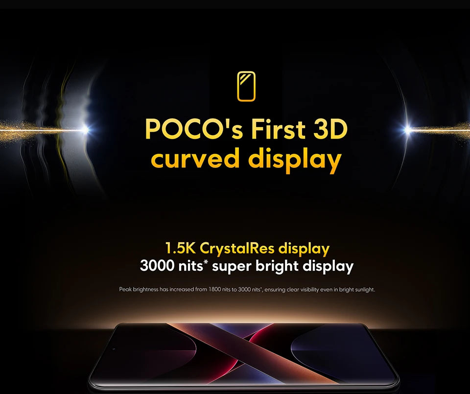 New POCO X7 Global Version Smartphone Dimensity 7300-Ultra 6.67" 1.5K 120Hz AMOLED Display 5110mAh 45W Charge 5G NFC