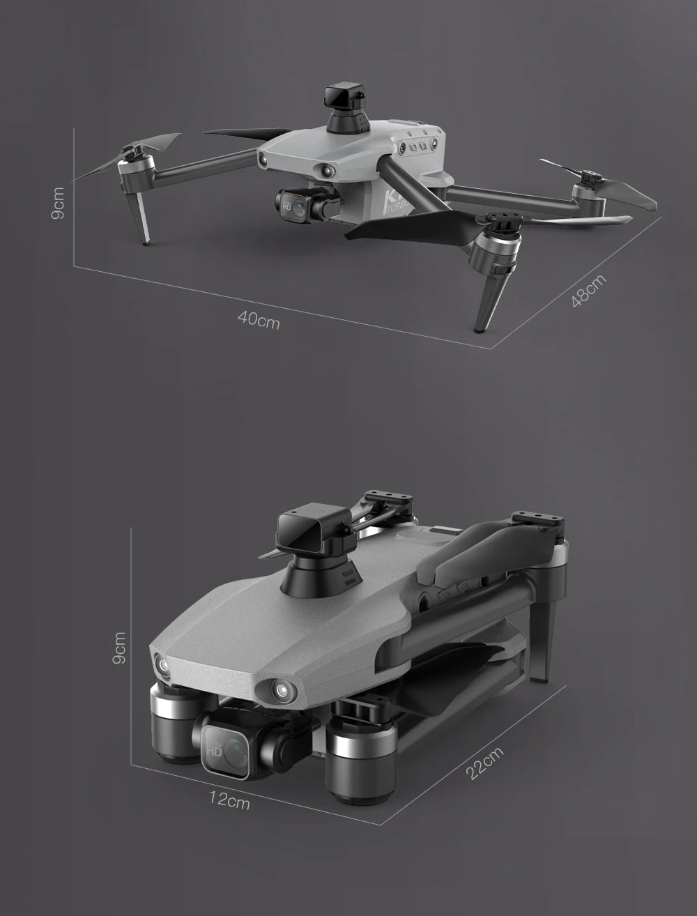 K11 Tubro GPS Drone 8K Camera 360° Laser Obstacle Avoidance 3-axis Gimbal Anti-Shake Camera 5G Digital Image Transmission Drone