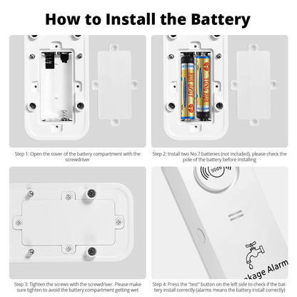 Detektor wycieku wody KERUI 90db Bezprzewodowy czujnik wody współpracujący z systemem alarmowym KERUI Monitorowanie alertów o wyciekach Wyciek i kapanie