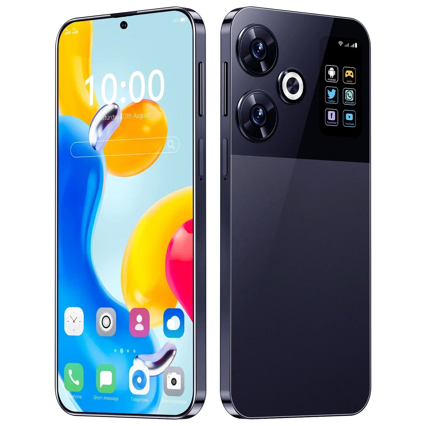 2025 M6 Pro New Smartphone 5G 7.3-inch High-definition Android 14 Snapdragon 8gen3 5G Dual SIM 8000mAh Unlocking Mobile Phone