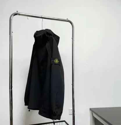 Kurtka z kapturem w stylu amerykańskim, modna marka, luźna, męska, jesień/zima, nowy model, czarna, Samurai Charging Clothes Jacket