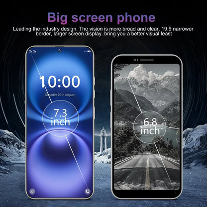 2025 M6 Pro New Smartphone 5G 7.3-inch High-definition Android 14 Snapdragon 8gen3 5G Dual SIM 8000mAh Unlocking Mobile Phone