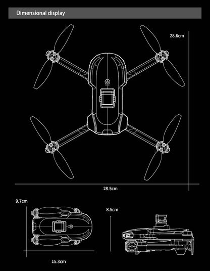 S28 Profesjonalny Dron Długi Zasięg Lotu Akumulator Quadcopter 4K HD Wifi Dron Fotografia Lotnicza Unikanie Przeszkód Samolot Zabawka