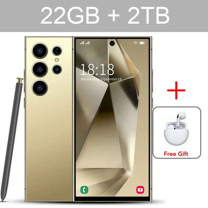 S24 Ultra 7.3HD Mobile Phones Original Smartphone 5G Dual SIM Android 14 Cell Phone Snapdragon 8 gen 3 Global Version Cellphones