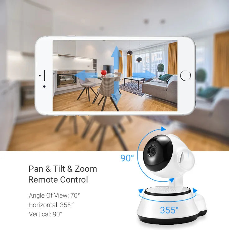 8MP IP WiFi Camera Surveillance Security Baby Monitor AI Human Tracking Cam Full Color Night Vision CCTV Indoor Video Camera