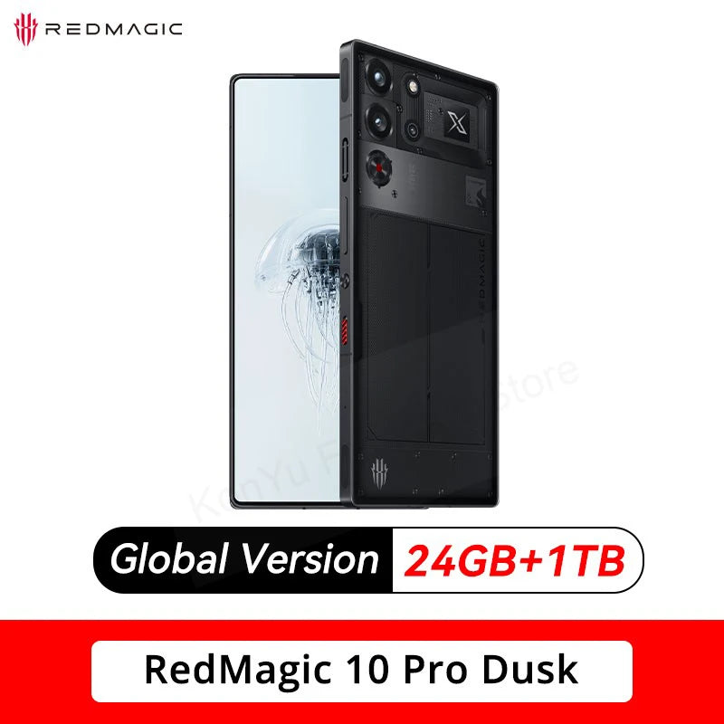 Globalna wersja RedMagic 10 Pro 5G Gaming Phone 6,85" Snapdragon 8 Elite 7050mAh 100W Charge 50MP NFC SmartPhone