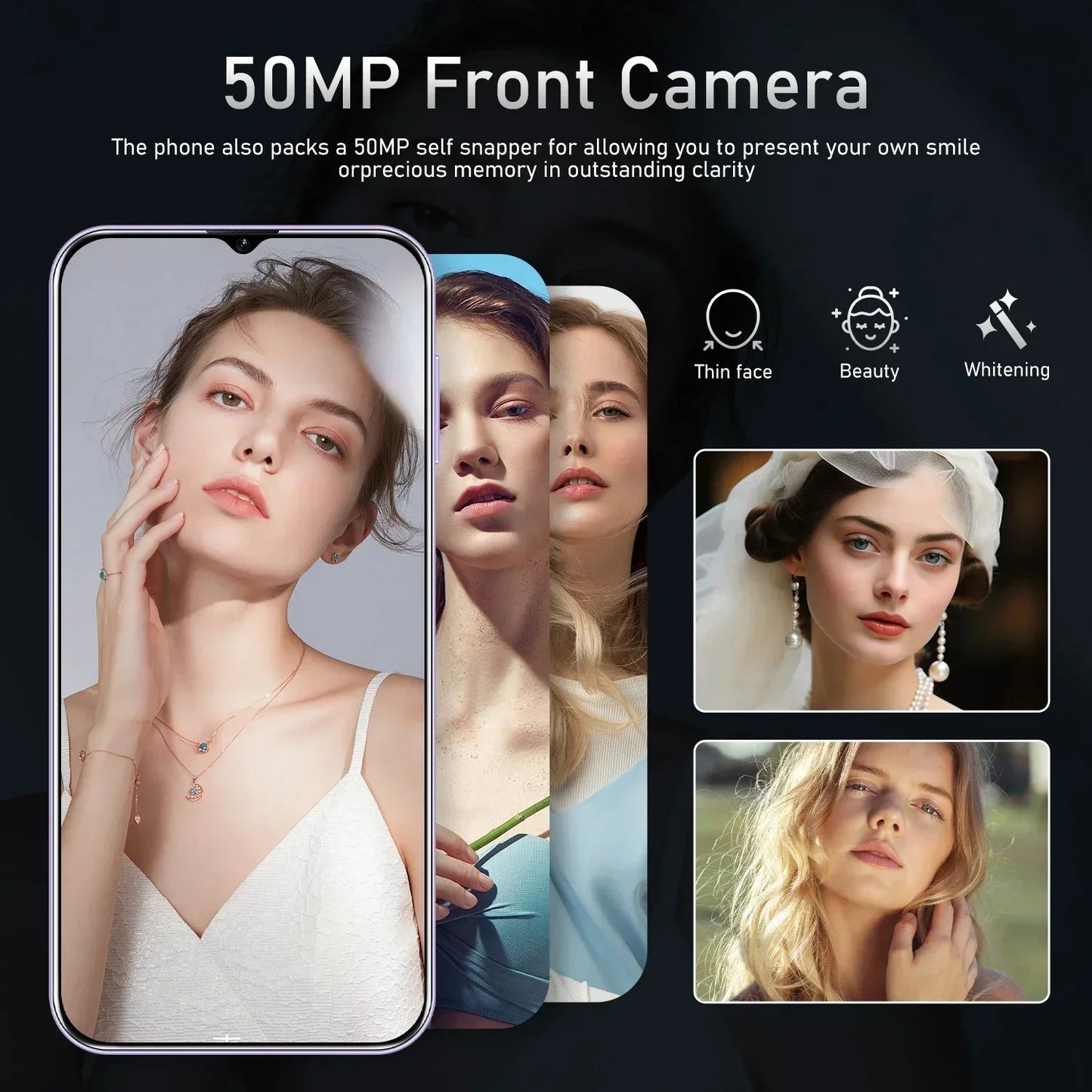 Original X8 Pro 7.3-inch Ultra HD 16GB+1024GB 108MP+50MP, 7000mAh large battery Android 14 Qualcomm Snapdragon 8 Gen3 Dual SIM