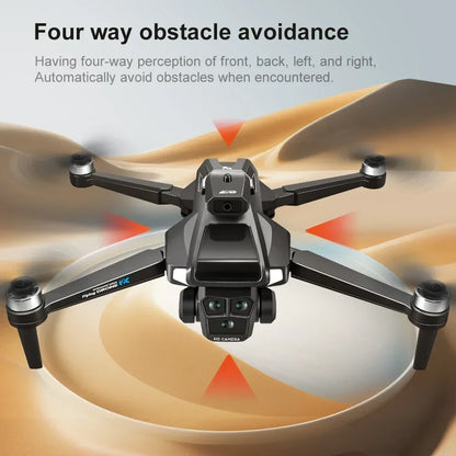 Large screenK22 Pro Max Drone with Dual Camera Professional Brushless Motor Optical FlowObstacle Avoidance Folding Quadcopter 8K