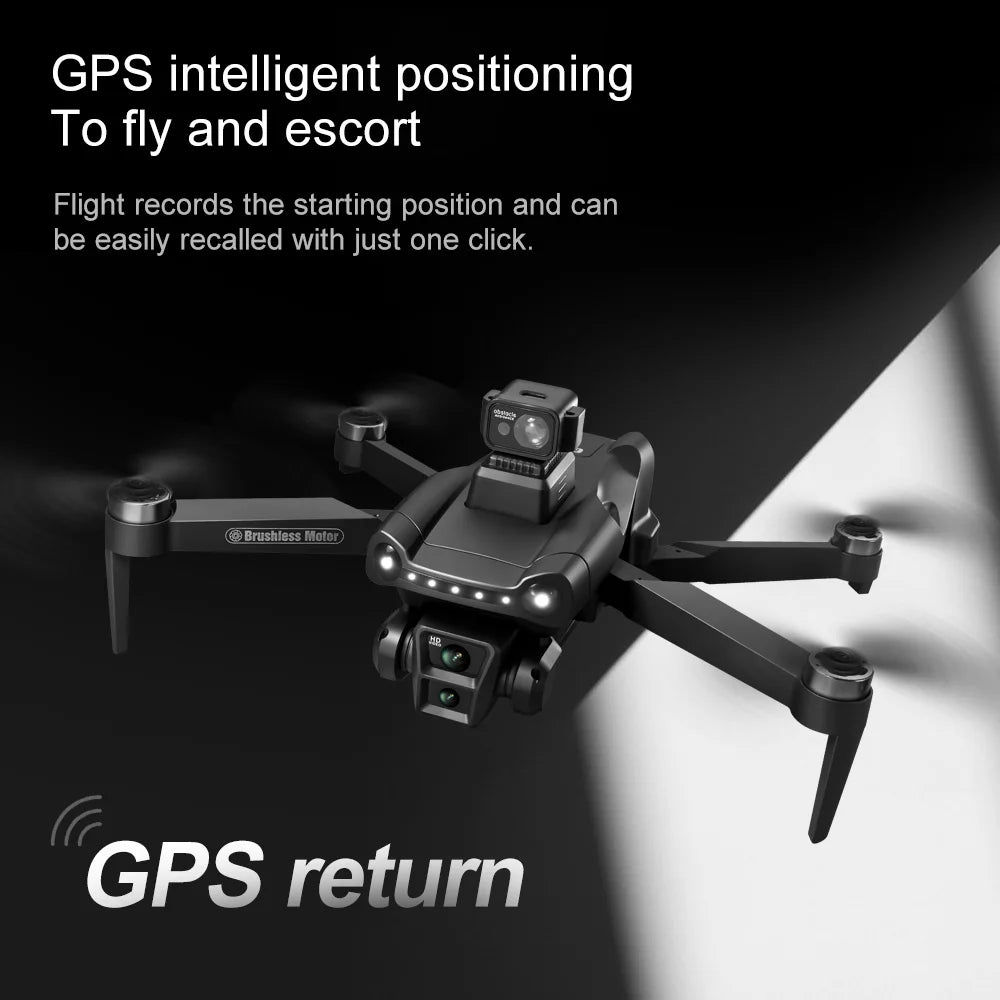 V198 GPS Drone For Xiaomi with 8k professional HD camera 5G WiFi Obstacle Avoidance Optical Flow Brushless Foldable Quadcopter