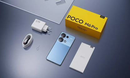 【World Premiere】POCO M6 Pro Smartphone 5000mA 67W wired charging Helio G99 Ultra 6.67 Flow AMOLED 120Hz AMOLED 64MP Camera NFC