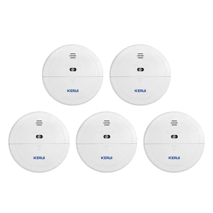 KERUI 5/10pcs 433MHZ Wireless Home Fire Smoke Sensor Detector Security Work With GSM Wifi Alarm System