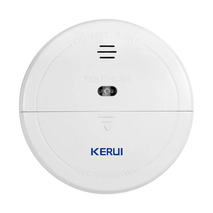 KERUI 5/10 sztuk 433MHZ Bezprzewodowy czujnik dymu domowego Czujnik bezpieczeństwa Współpraca z systemem alarmowym GSM Wifi