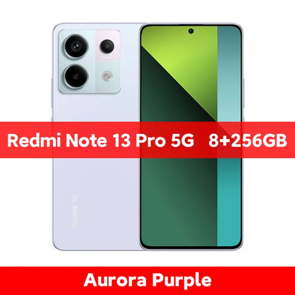 Nowy smartfon Xiaomi Redmi Note 13 Pro 5G 128 GB/256 GB ROM 200 MP OIS Aparat Snapdragon 7s Gen 2 67 W Turbo Ładowanie 6,67" AMOLED