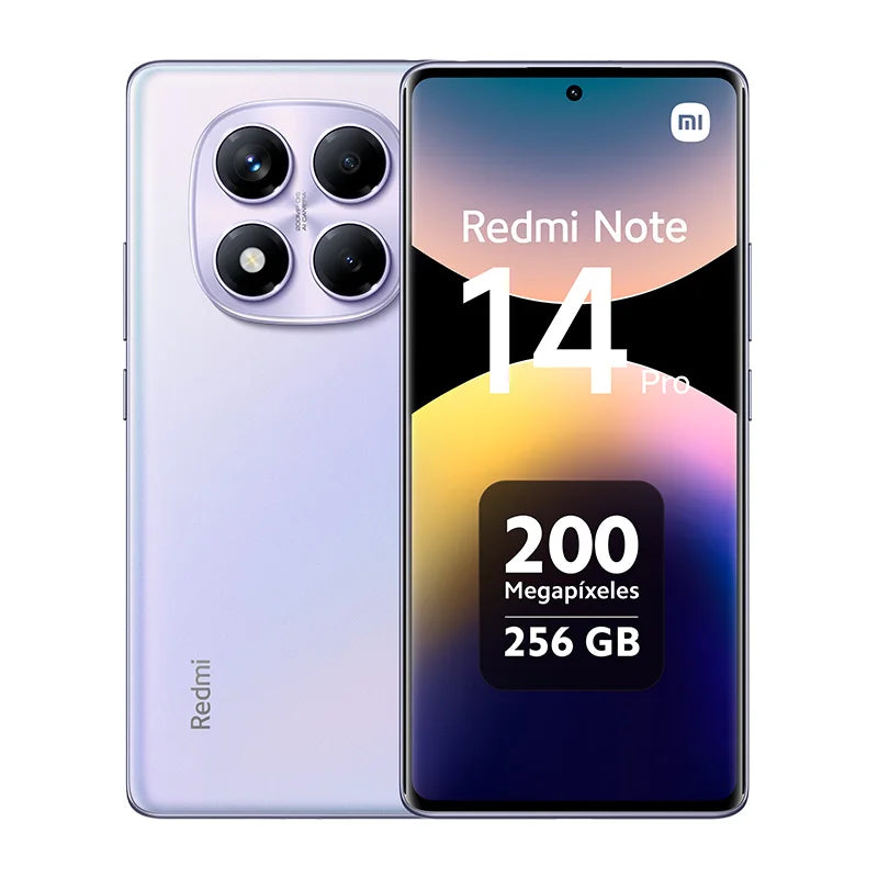 Xiaomi Redmi Note 14 Pro 4G, NFC, smartphone, MediaTek Helio G100-Ultra, AMOLED screen of inches, 120Hz, camera of 200 MP, battery of mAh