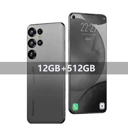 2025 nowych telefonów S25 Ultra 7.3 HD Ekran Telefon Oryginalny 22G + 2T 5G Dual Sim Telefony Android Odblokowany 78MP + 108MP 7800mAh telefon komórkowy