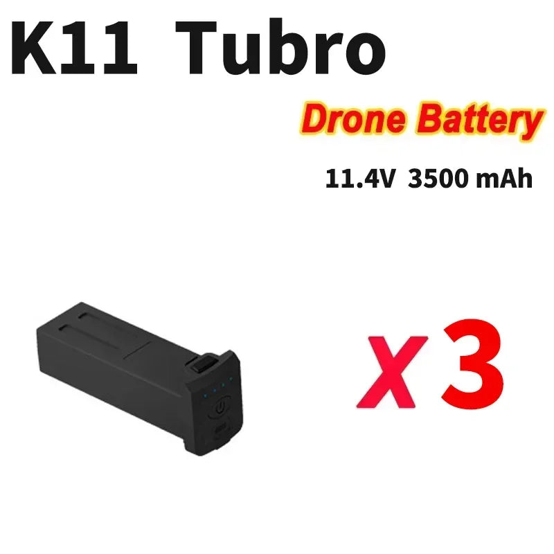 11.4V 3500 mAh Battery For K11 Tubro Drone BATTERY ONLY.