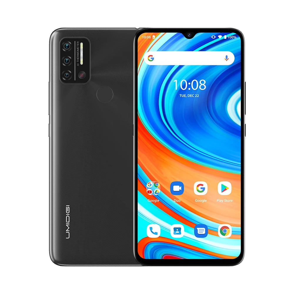 UMIDIGI A9 Smartfon Android 11 Wersja globalna 13MP AI Potrójny aparat Helio G25 Octa Core 6,53" HD+ 5150mAh Telefon komórkowy