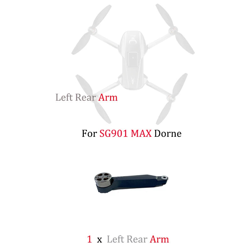 ZLL SG901 MAX Main Body / Remote Control / Arm / Propeller Quick Release Props Blade SG901 PRO Dron Spare Parts Toys Accessories