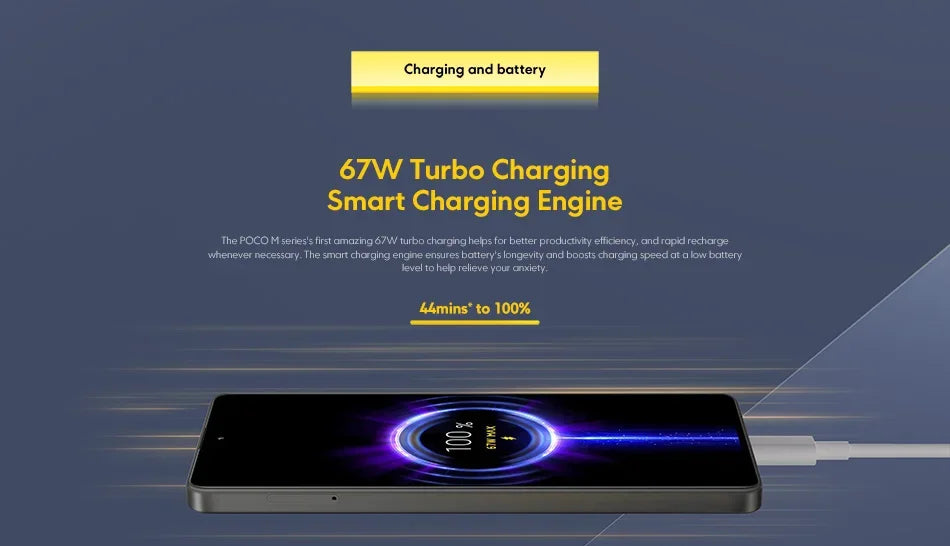 【World Premiere】POCO M6 Pro Smartphone 5000mA 67W wired charging Helio G99 Ultra 6.67 Flow AMOLED 120Hz AMOLED 64MP Camera NFC